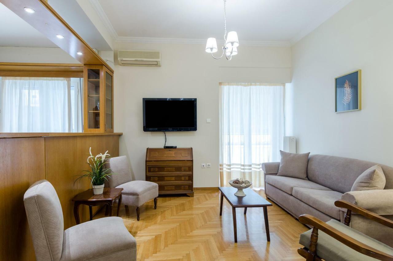 Classy 2 Bedroom Apartment Near Acropolis & Metro Atena Exterior foto